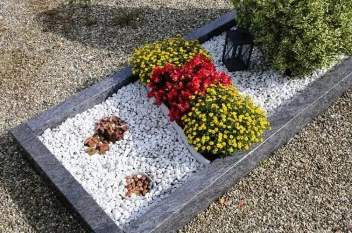 How to make a gravestone decoration