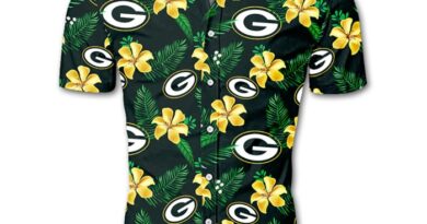 Green bay packers men's dress shirt