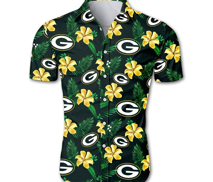 Green bay packers men's dress shirt