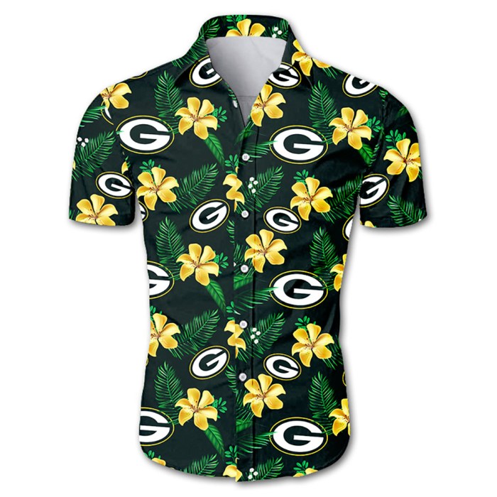 Green bay packers men's dress shirt