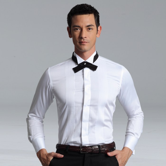 Mens formal wear dress shirts