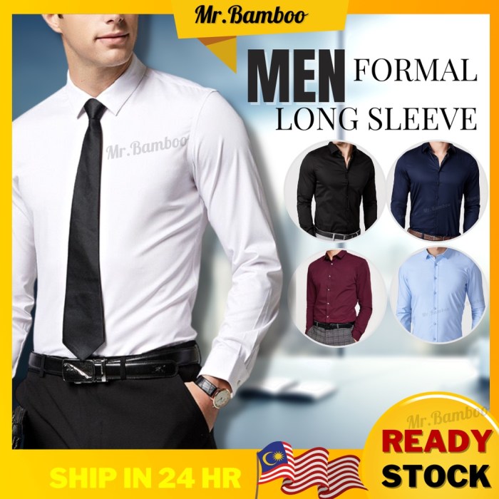 Men's dress shirts with colored buttons