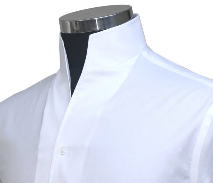 No collar dress shirts for men