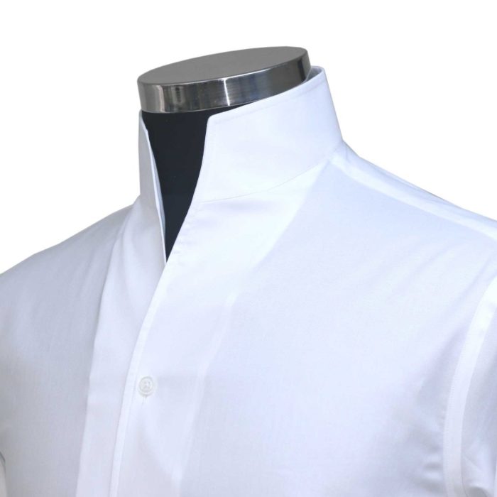 No collar dress shirts for men