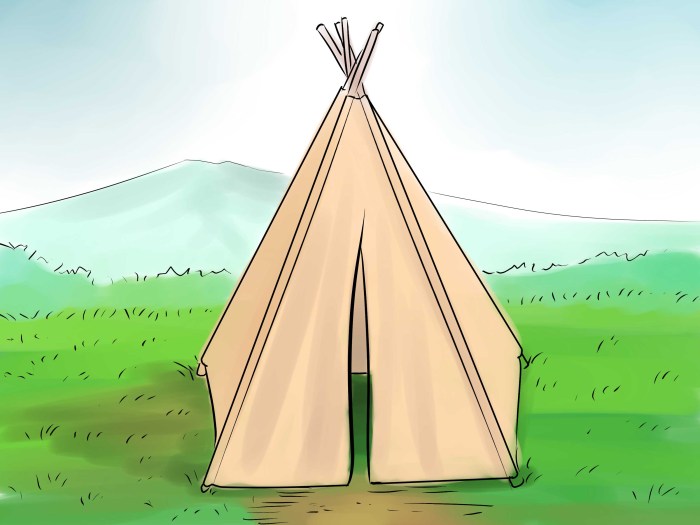 How to make a teepee decoration