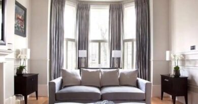 How to decorate bay windows with curtains