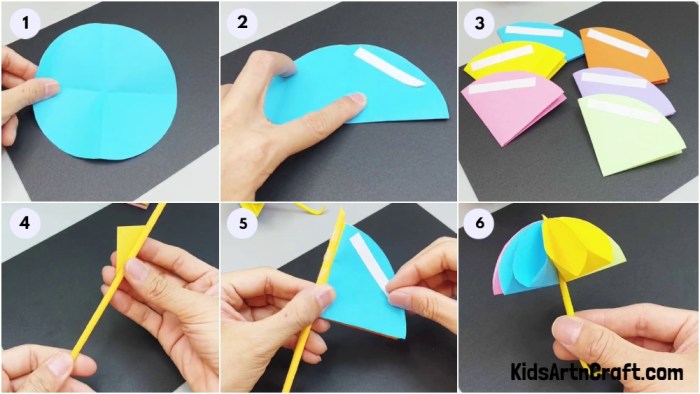 How to make umbrella decoration