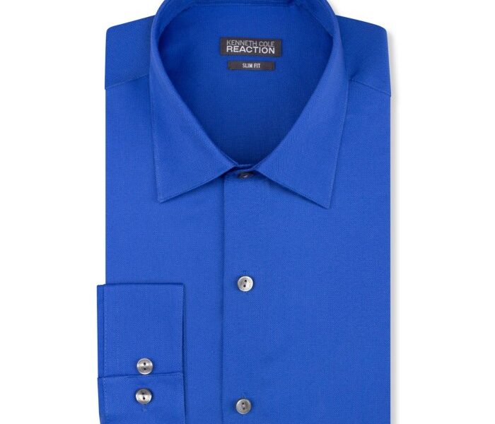 Mens royal blue dress shirt