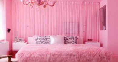 How to decorate a pink room