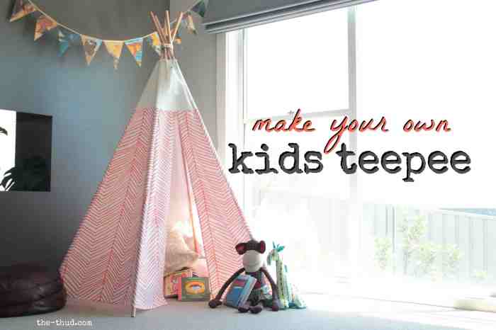 How to make a teepee decoration